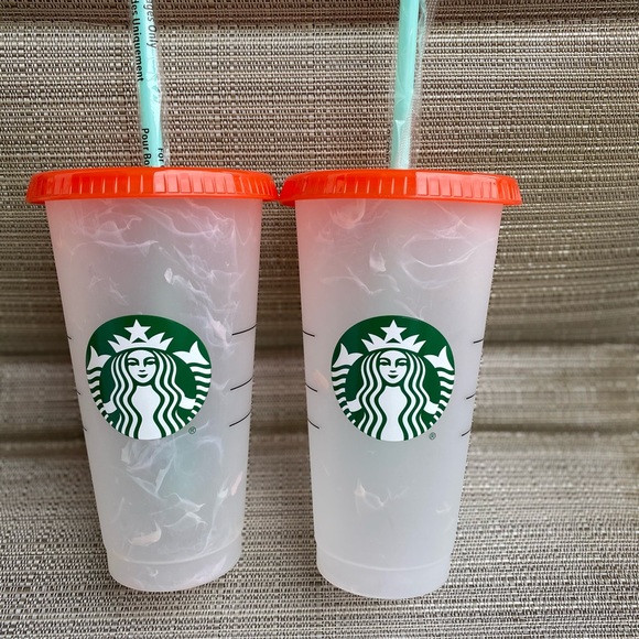 starbucks 2 changing color tumbler new 2021 summer - Picture 4 of 4